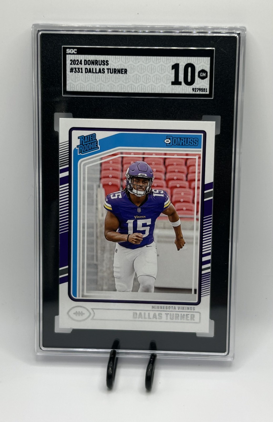 2024 Panini Donruss - Rated Rookie Dallas Turner #331 (RC)