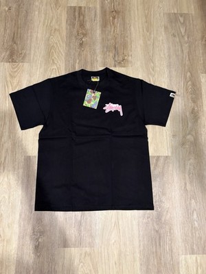 Black Bape X Stüssy Shirt Size Medium Brand New With Tags