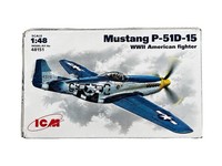 Mustang P-51D-15 Wwii American Fighter - ICM