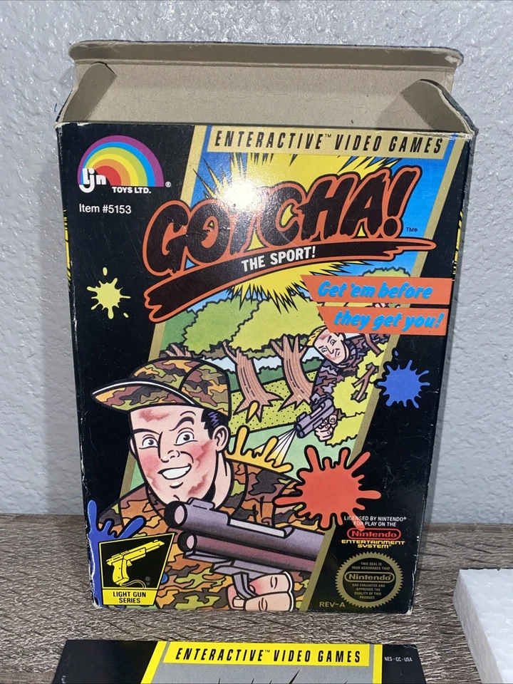 Gotcha! ¡El deporte! Nintendo NES 1987 Completo CIB Funcionando y Probado Foto 4 de 4