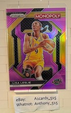 Lisa Leslie - 2024 Prizm Monopoly WNBA Skills #WNBA13 - Pink Prizm 070/149