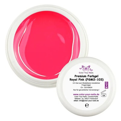 Premium Farbgel Back to the 80s Neon Pink (FGMS-103)- Hochdeckend