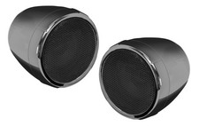 Boss Audio 2 Speaker Bt Amplified Kit 3" Speakers Black Chrome - MCBC425BA