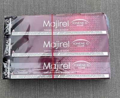 Loreal Professional Majirel 7.1 Ash Blonde Hair Color Cream Dye 50mL Pack of 3