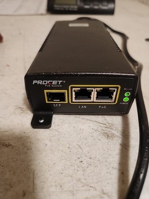 PROCET 60Watt POE injector With SFP Connector PT-PSE106GBR-AH-S