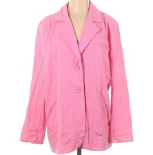 Pink Lightweight Summer Blazer 100 COTTON Size S