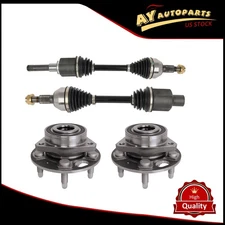 Front CV Axle Shaft Wheel Hub Bearing Assembly For Chevrolet Equinox Gmc Terrain