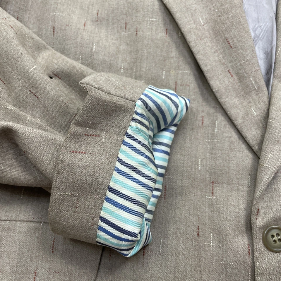 Abrigo Blazer Deportivo Rockabilly Talla 44 De Colección Años 50 Para Hombre Lana Mancha Atómica Foto 4 de 4