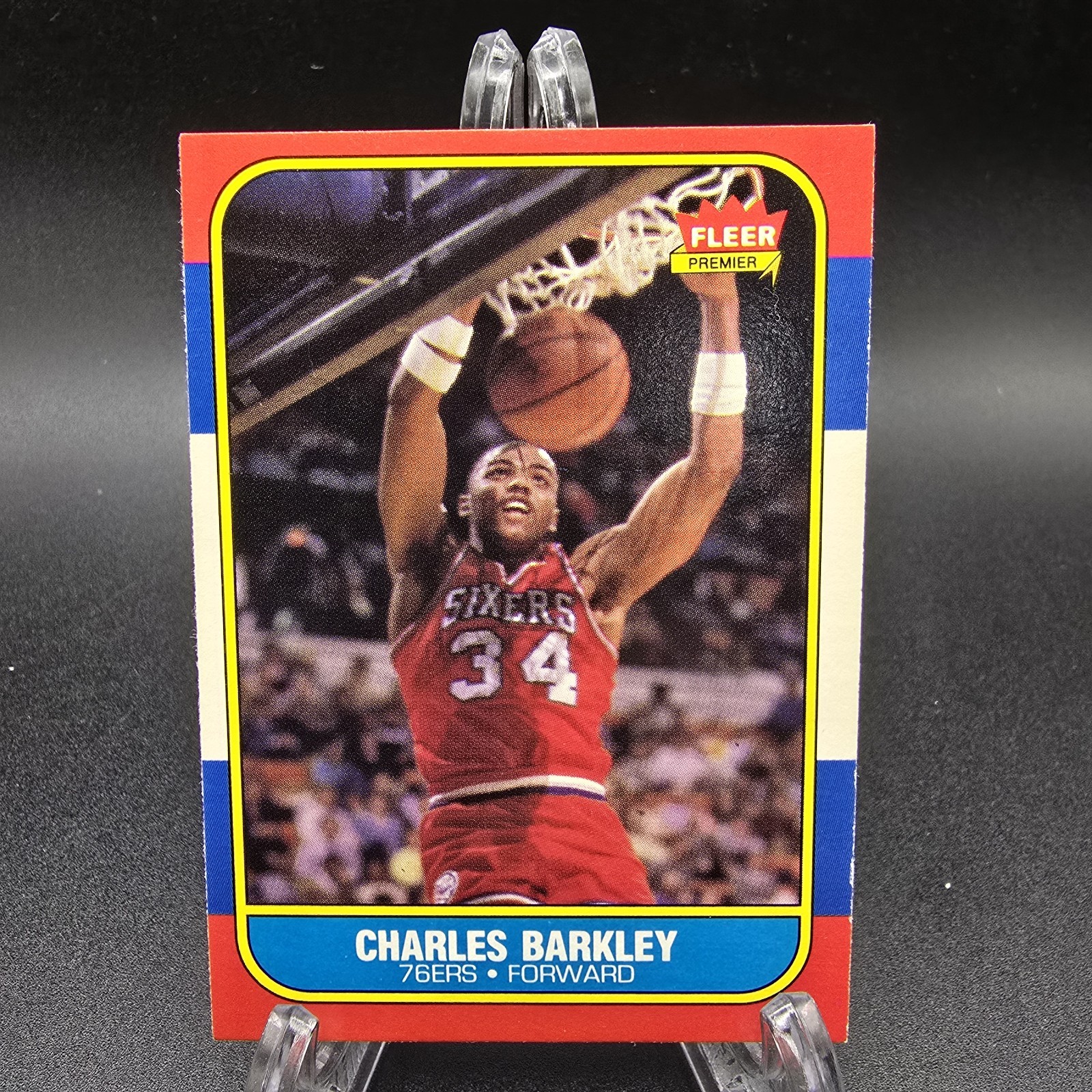 1986-87 Fleer Charles Barkley #7 (RC)