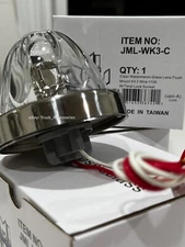 New 1156 2nd GEN JML Watermelon Clear Glass Lens Flush Mount KIT - 2 wire (EACH)