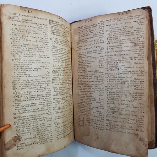 Samuel Johnson Dictionary of the English Language Leather 10th Edition 1792 - Picture 20 of 24