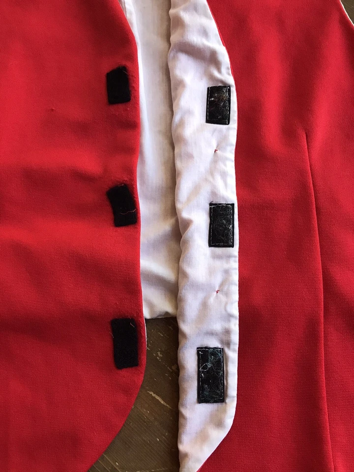 chaleco rojo circo payaso disfraz forrado vintage Foto 4 de 4