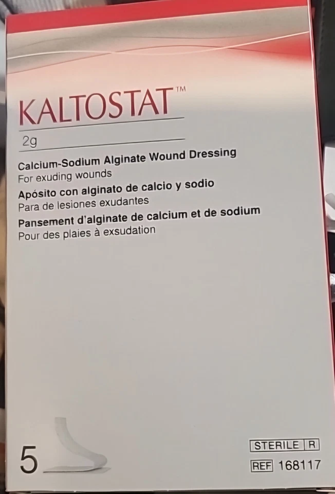 ConvaTec 168117 - Alginate Dressing Kaltostat Rope Calcium Sodium 2g Box of 5 - Image 3 of 4