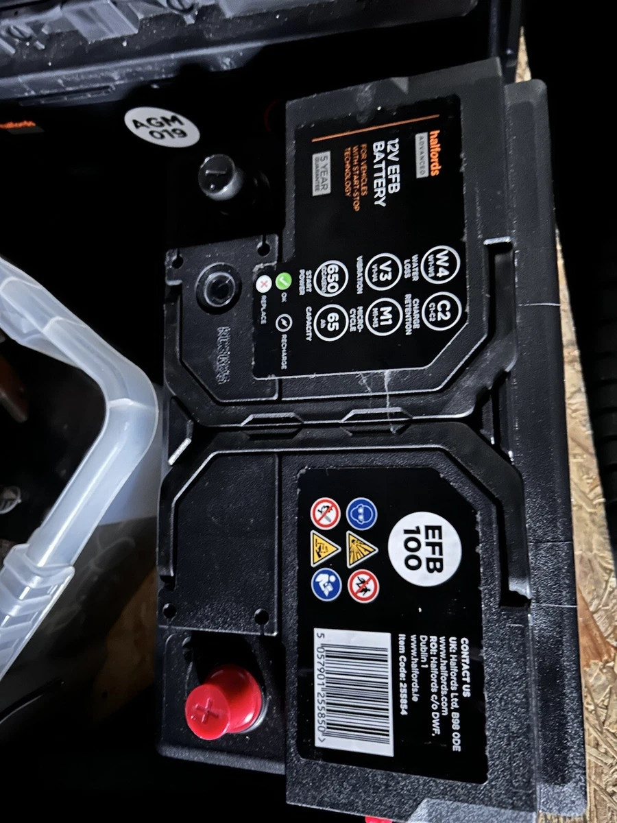 Halfords 019 agm battery deals