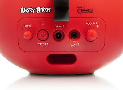 Gear4 Bird Angry Birds Space Speaker with 3.5mm Jack, Red