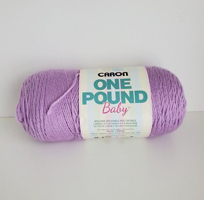 Caron One Pound Baby Yarn Skein, 100% Acrylic in Color Mauve 16 Oz. New