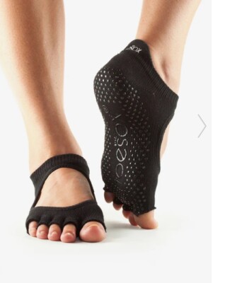 Toesox Erwachsene Bellarina Tanz/Yoga offene Zehensocken - gemischte Farben und Größen