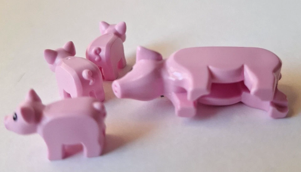 LEGO animales de granja CERDO Y LECHÓN bebé cerdo zoológico ciudad animal 10305 60346 21322 Foto 2 de 2