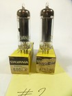 one pair tubes valve lampe 6005 6AQ5W Sylvania boxed never used NOS & NIB
