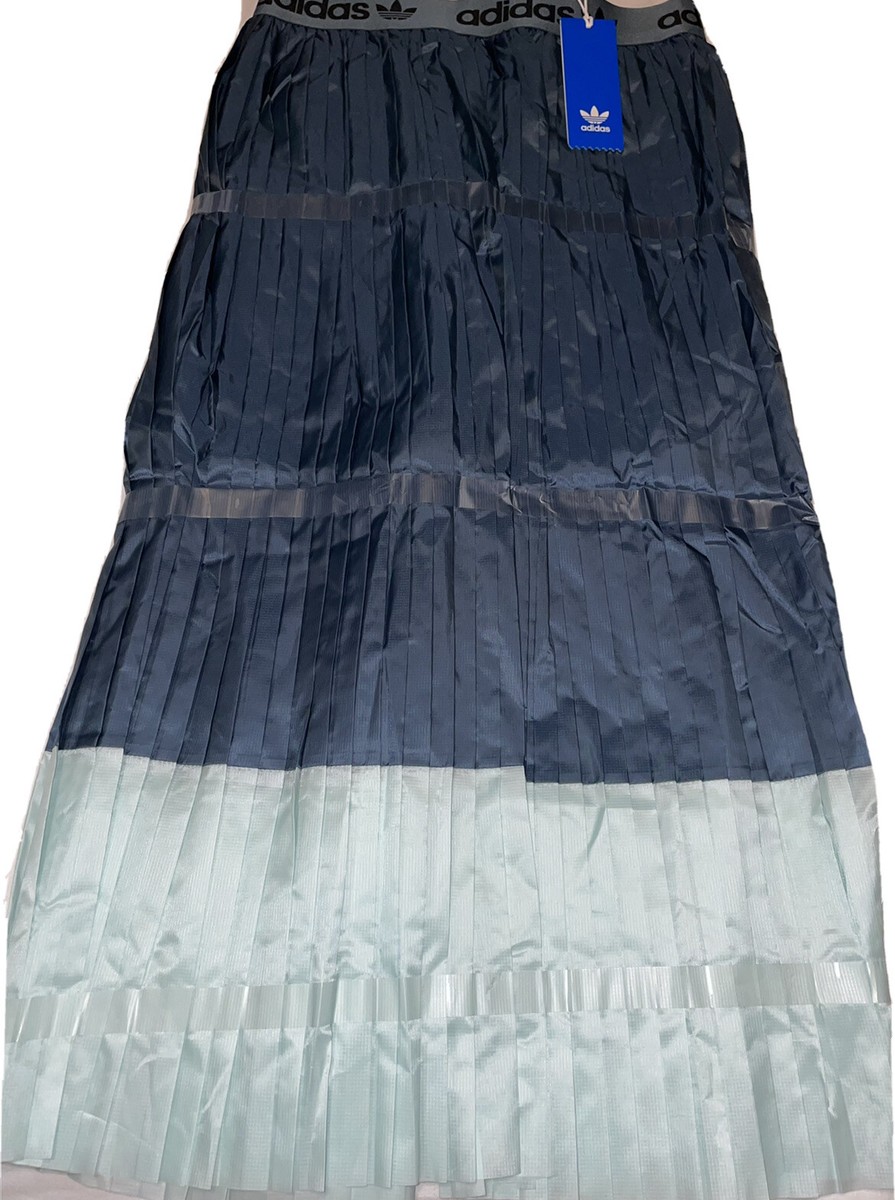 【ADIDAS】Cotton Twill Midi Skirt - Navy / IX1039 adidas Cotton Twill Midi Skirt - Blue | adidas Vietnam