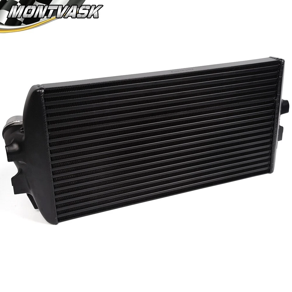Kit de intercooler de montaje delantero negro apto para BMW F01 F06 F07 F10 F11 F12 #200001069 Foto 3 de 4