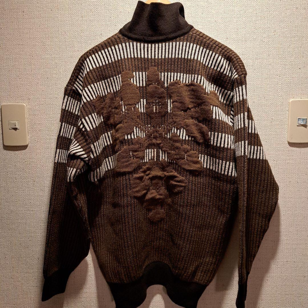 トップス ISSEY MIYAKE old pattern knit vintage 80 ISSEY MIYAKE old pattern knit vintage 80