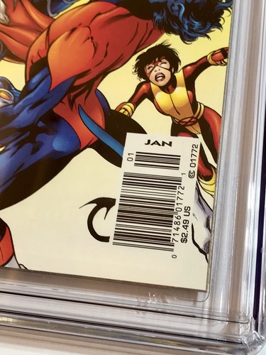 2000 X-MEN VOL 2 #96 SUPER RARE NEWSSTAND AND $2.49 PRICE VARIANT GRADED CGC 9.8 - Picture 2 of 14