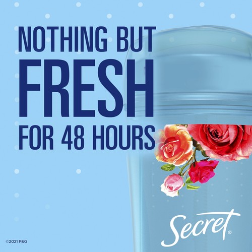 Secret Clear Gel Antiperspirant and Deodorant for Women, Rose Scent, 3.4 oz - Picture 2 of 9