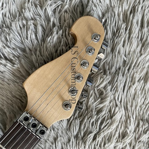 N4 Nuno Electric Guitar Ash Body Natural HH Pickup FR Tremolo Rosewood Fretboard - Picture 5 of 7