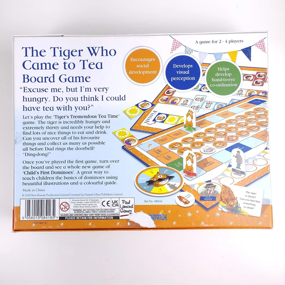 The Tiger Who Came to Tea - 2 In 1 Board Game - Paul Lamond Games  - Image 3 of 4