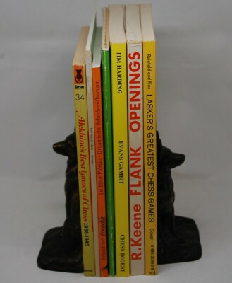 7 Chess Books: Lasker, Alekhine, Schach, Evans Gambit (See images) individually