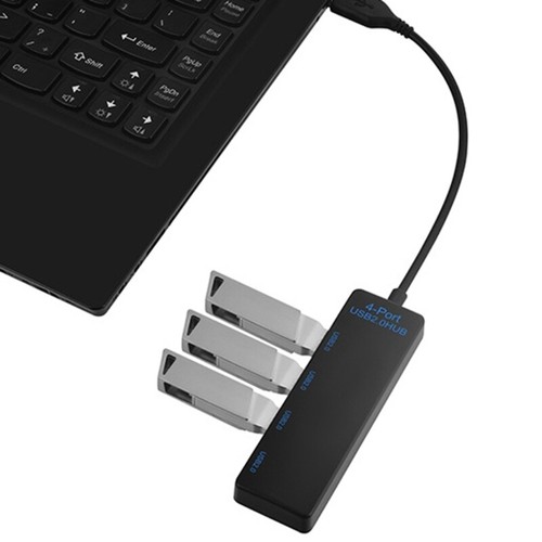 Hub USB Type C s'étend à 4 ports USB 2.0 pour ordinateur portable de bureau smartphone tablettes - Photo 3/8