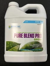 Botanicare Pure Blend® Pro Grow - Premium Nutrient, Fast Acting