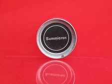 Leica E41 chrome front lens cap marked Summicron,  US SELLER "LQQK"