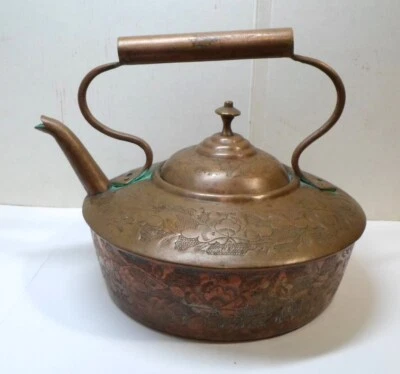 铜1900-1940 中国风茶壶| eBay