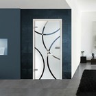 Glastür Ganzglastür 139-1-F-TS ESG 8 mm mit Siebdruck