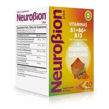 NEUROBION CURCUMIN B1 B6 B12 & TURMERIC EXTRACT 40 CAP