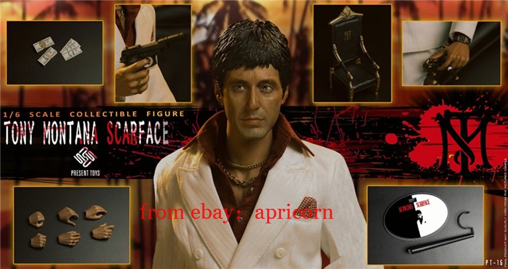 PRESENT TOYS PT-SP15 Scarface Tony Montana Alfredo Pacino 1