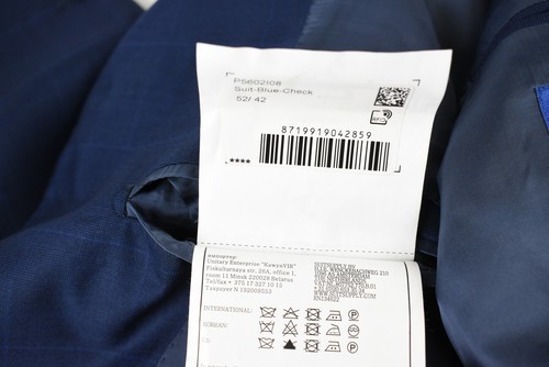 SUITSUPPLY Jort Single Breasted HL Int Slim Blazer Men's UK 42 Wool & Silk Check - Picture 7 of 9