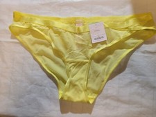 Women's Mesh Cheeky Underwear - Auden Lime Size Small