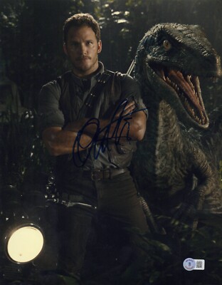 （Beckett社鑑定済み）クリスプラット　Chris pratt　サイン CHRIS PRATT SIGNED 11X14 PHOTO JURASSIC WORLD AUTHENTIC AUTOGRAPH