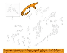 HYUNDAI OEM 21-25 Elantra Front Door Lock Hardware-Handle, Outside 82661AA210