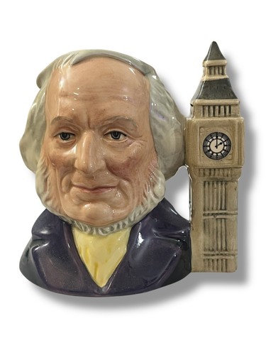 Jarra Personaje Royal Doulton JOHN DOULTON Taza D6656 Pequeña 4 1/2 pulgadas Club de Coleccionistas - Imagen 1 de 6