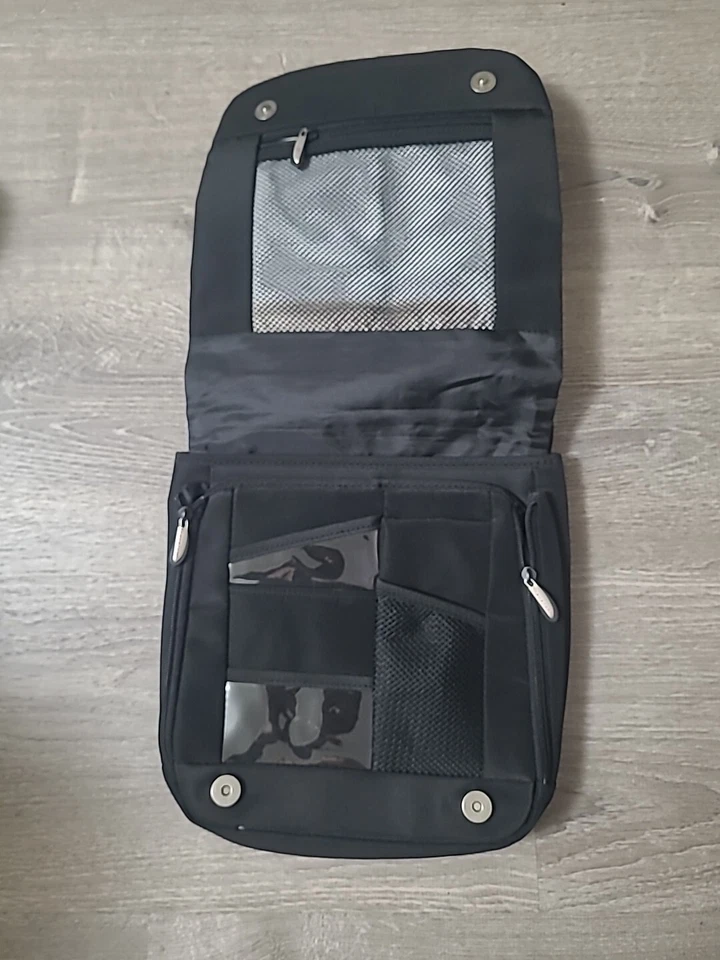 Travelon Bandolera Bandolera Mochila Mensajero Bolso de Viaje Negro Correa Ajustable Foto 3 de 4