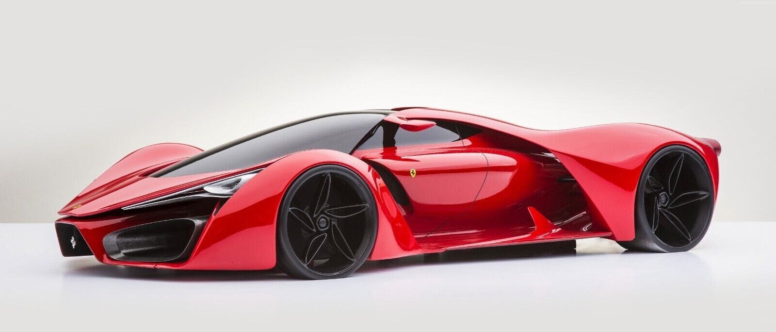 FERRARI Race Car Racing Hypercar Concept Red Custom Built LARGE 1:12SCALE MODEL
