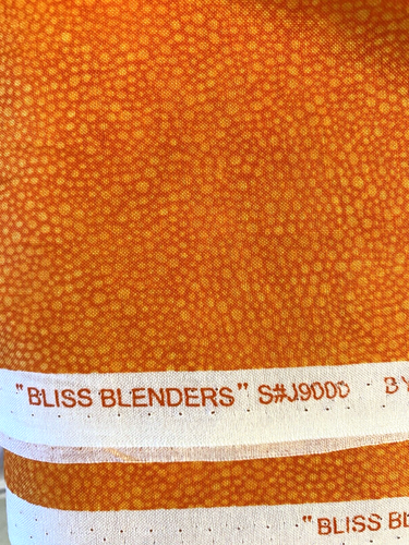 Hoffman cotton quilt fabric Bliss Blender orange choice size - Picture 2 of 2