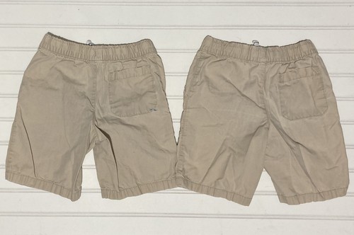 Carter’s Kid’s Boy’s Girl’s School Uniform Shorts 4/5 Khaki Tan 100% Cotton Set - Picture 5 of 5