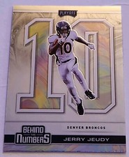 Jerry Jeudy 2020 Playoff Football Behind the Numbers #BTN-30 RC ROOKIE CARD 