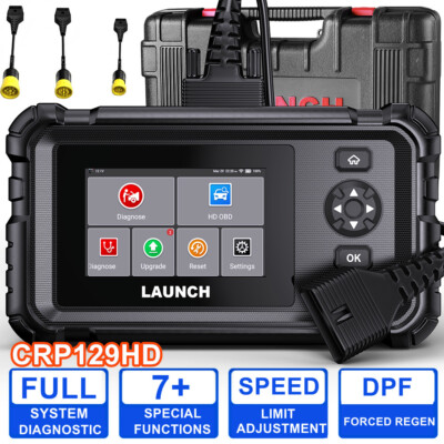 #ad 12V 24V OBD Scanner Code Reader for Diesel Trucks Speed Limit Adjust DPF Regen $499.00