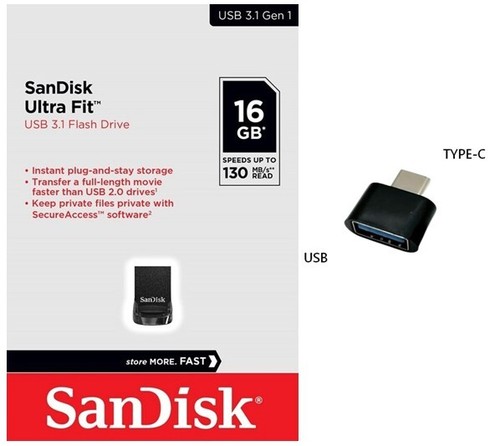 SanDisk ULTRA FIT 16Go 32Go 64Go 128Go 256Go Lecteurs flash USB 3.2 Stick OTG FR - Zdjęcie 10 z 17